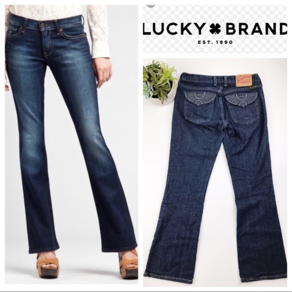 Lucky Brand Denim - Lucky Jeans Baja Sweet N Low Boot Cut Dark Jeans 2